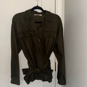 Zara Waist Tie Shacket